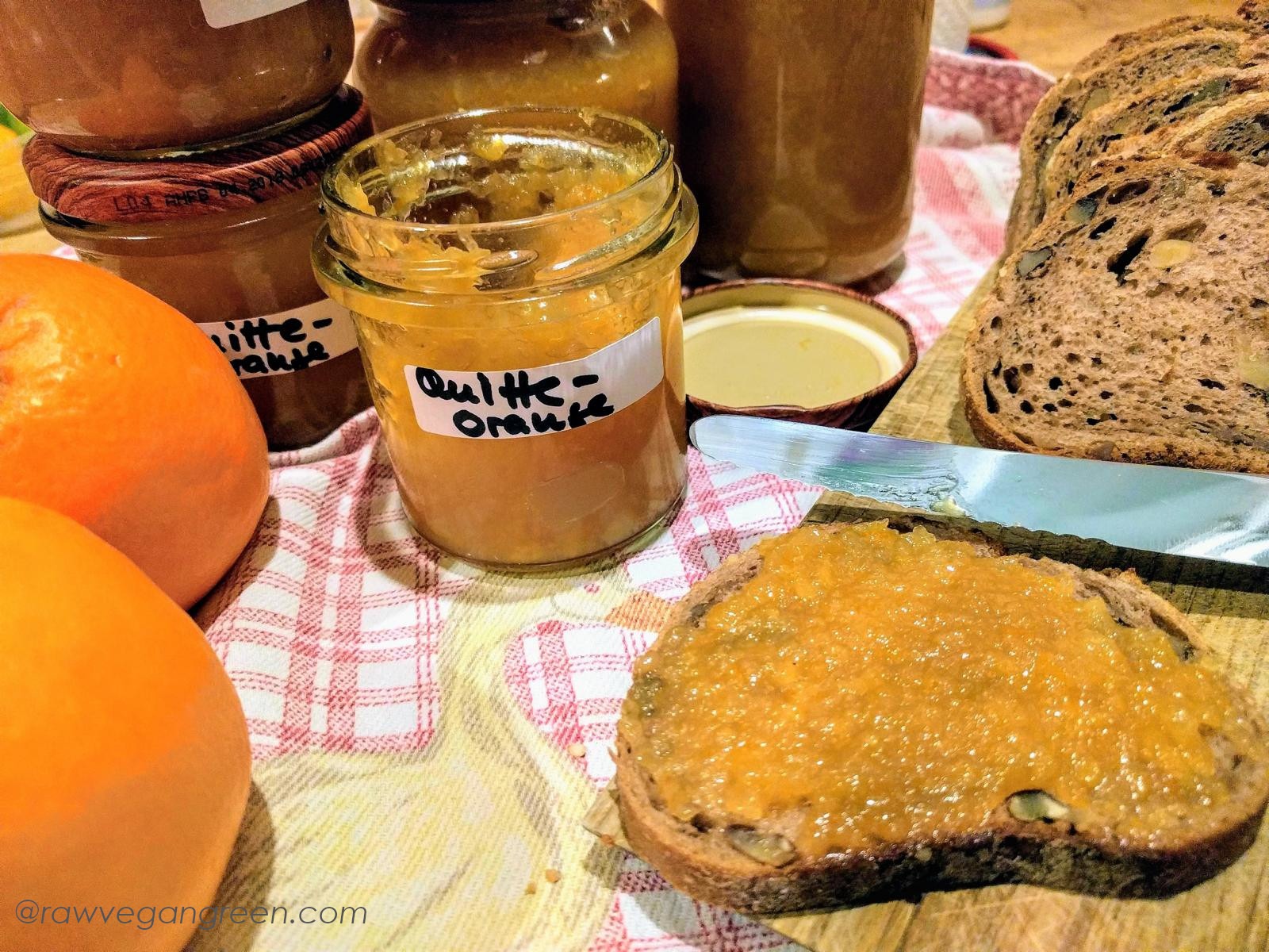 Quitten Orangen Marmelade – rawvegangreen